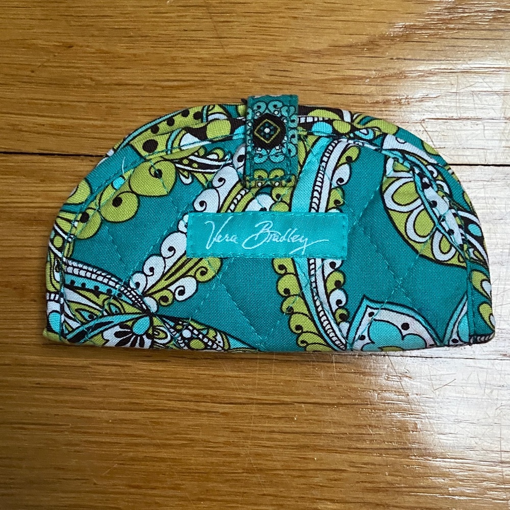Vera Bradley Peacock Travel Jewelry Case